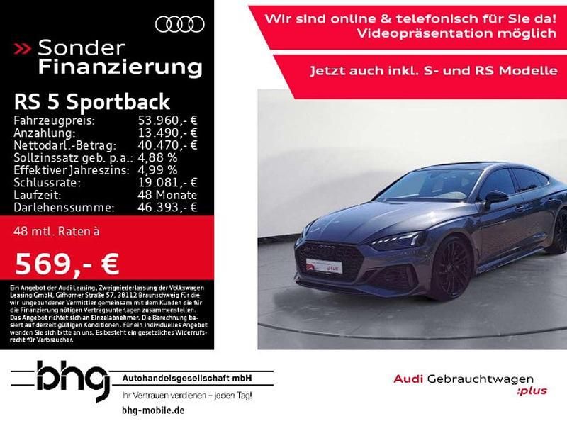 Daytonagrau perleffekt Gebraucht 2021 Audi RS5 Limousine | 53.960 € (Superpreis) - Bild 1/4
