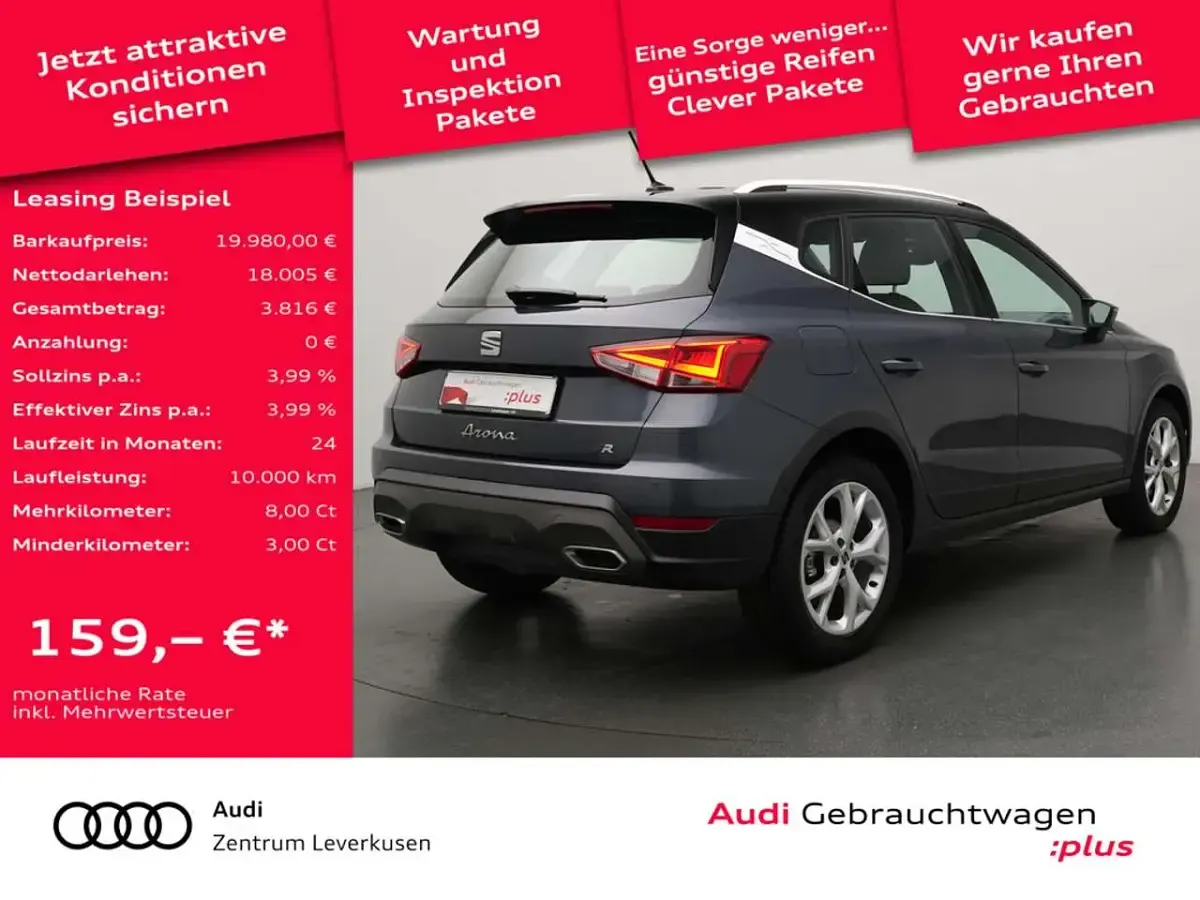 Gebraucht Seat Arona FR 116 PS (85 kW) 2024 Grau SUV