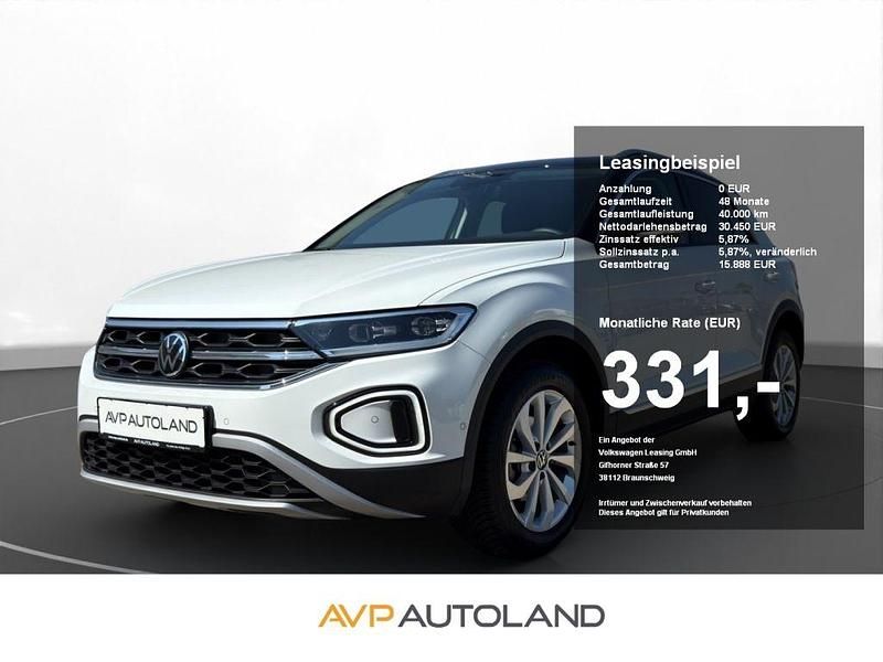 Pure white Gebraucht 2024 VW T-Roc Style SUV | 30.450 € (Fairer Preis) - Bild 1/4