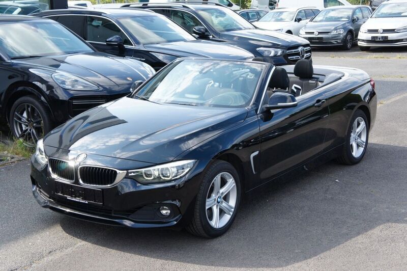 Schwarz Gebraucht 2018 BMW 430 Cabriolet Advantage Cabrio | 25.999 € (Fairer Preis) - Bild 1/4