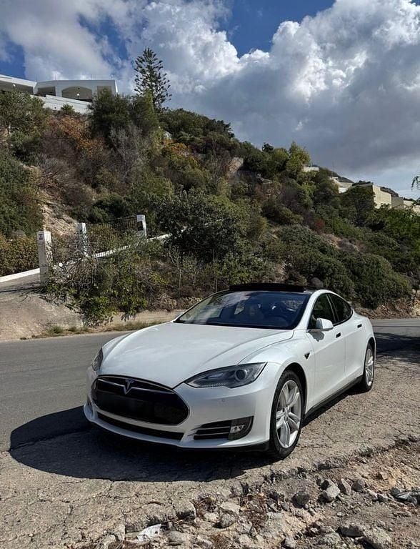 Gebraucht Tesla Model S 309 kW (421 PS) 2013 Weiß Kleinwagen