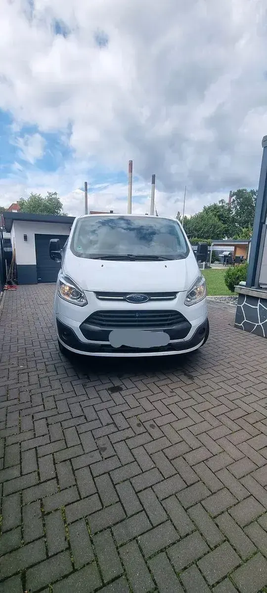 Gebraucht Ford Transit Custom 125 PS (91 kW) 2014 Weiß Van / Kleinbus