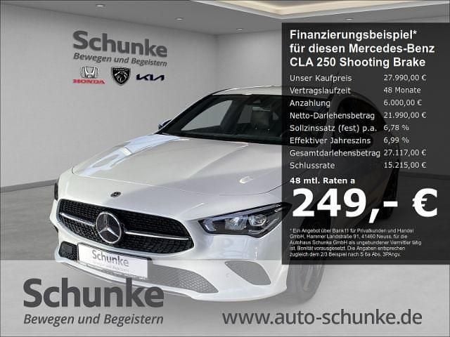 Gebraucht Mercedes CLA250 Shooting Brake 224 PS (164 kW) 2022 Metalliclack (weiss Kombi