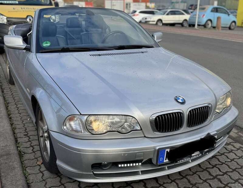 Grau Gebraucht 2002 BMW 320 Cabriolet Sport Line Cabrio | 6.900 € (Superpreis) - Bild 1/4
