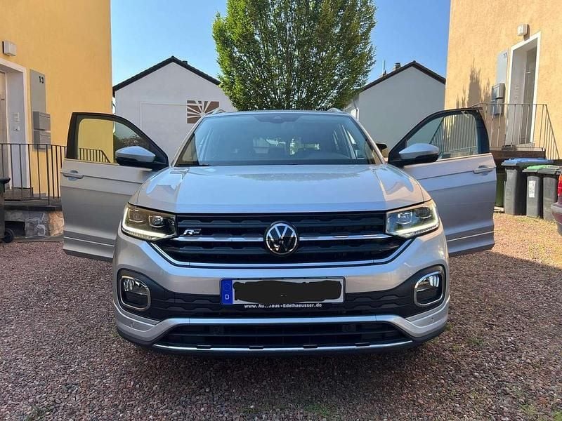 Silber Gebraucht 2022 VW T-Cross R-line SUV | 24.500 € (Fairer Preis) - Bild 1/4