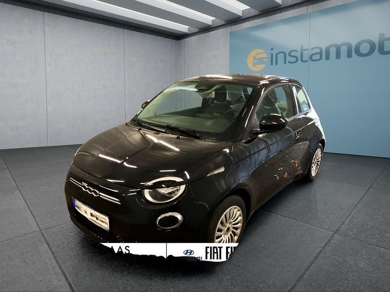 Schwarz Gebraucht 2021 Fiat 500e Action Kleinwagen | 15.449 € (Teuer) - Bild 1/4