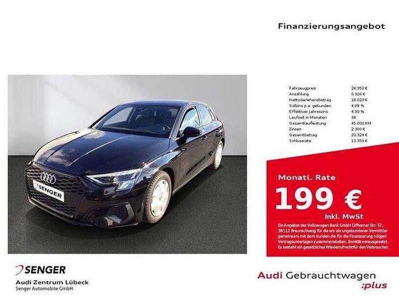 Gebraucht Audi A3 Ambiente 110 PS (80 kW) 2022 Brillantschwarz Limousine
