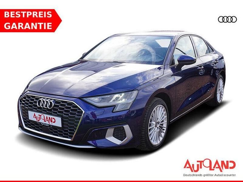 Blau Gebraucht 2021 Audi A3 Advanced Limousine | 26.950 € (Etwas zu teuer) - Bild 1/4