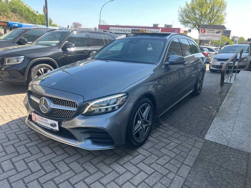 Grau Gebraucht 2018 Mercedes C200 AMG Limousine | 22.499 € (Superpreis) - Bild 1/4