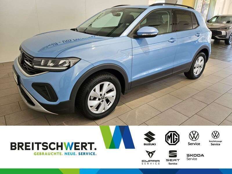 Blau Gebraucht 2024 VW T-Cross Life SUV | 26.950 € (Etwas zu teuer) - Bild 1/4
