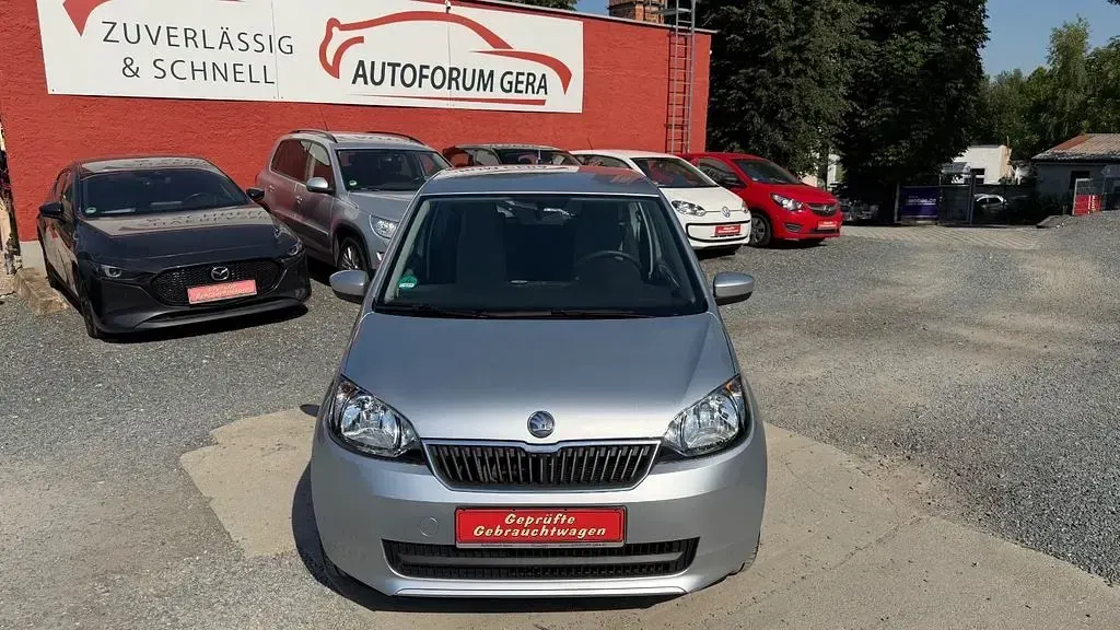 Gebraucht Skoda Citigo 60 PS (44 kW) 2013 Silber Kleinwagen