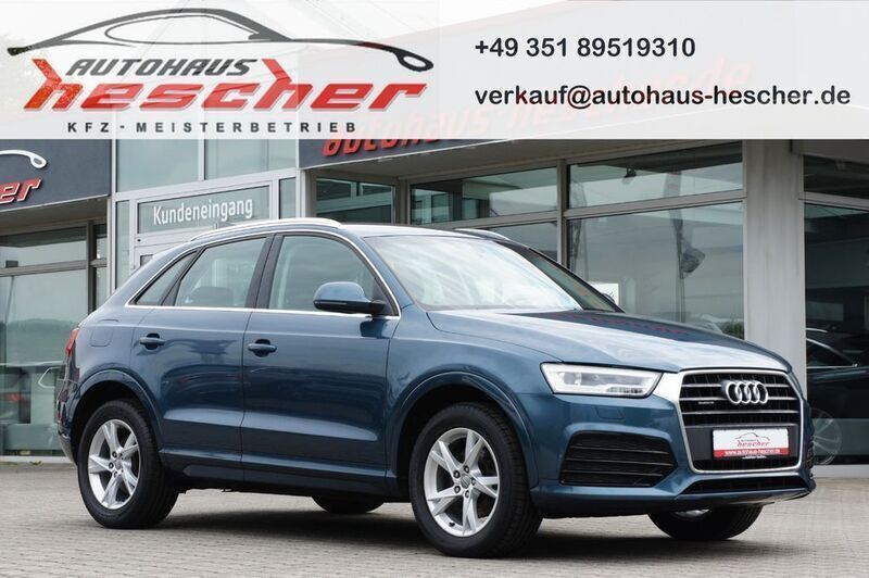 Blau Gebraucht 2017 Audi Q3 Sport SUV | 21.980 € (Etwas zu teuer) - Bild 1/4