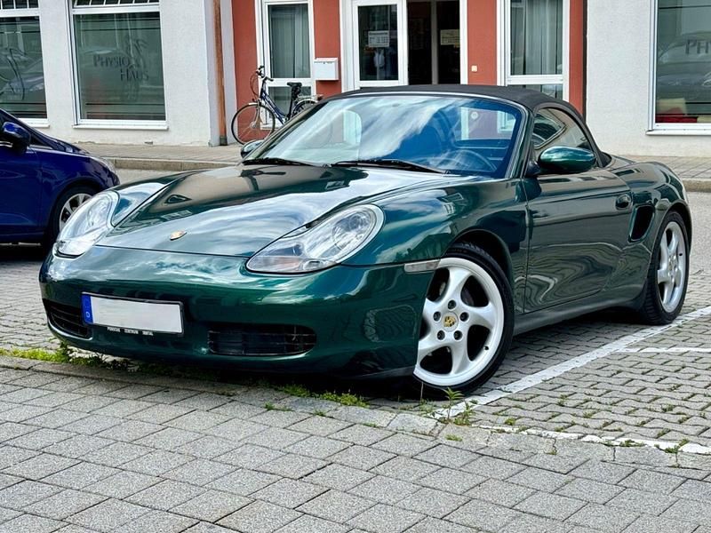 Gebraucht Porsche Boxster 220 PS (161 kW) 2000 Grün Cabrio