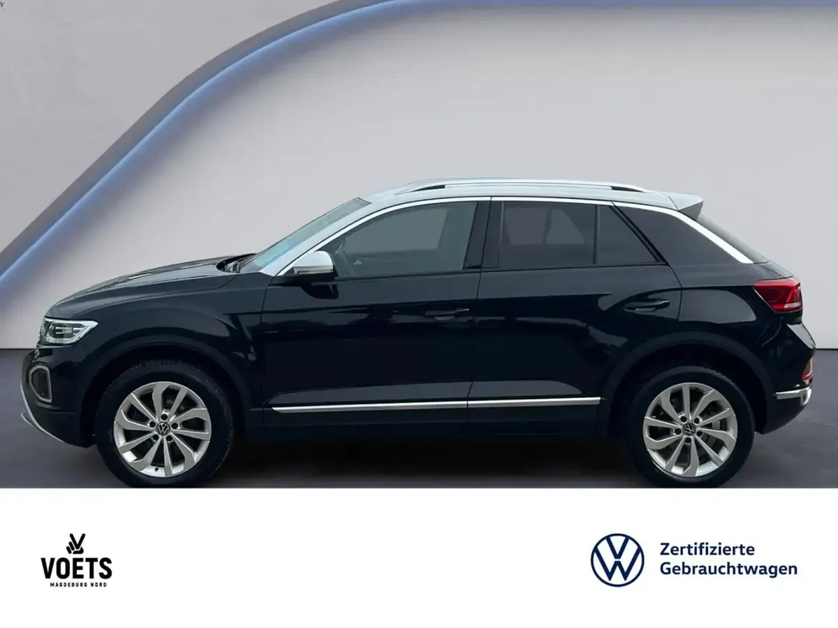 Gebraucht VW T-Roc Style 150 PS (110 kW) 2023 Schwarz SUV