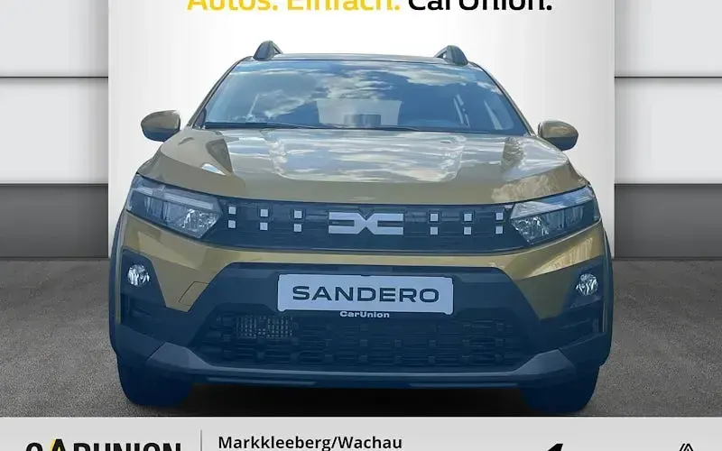 Nowe Dacia Sandero Expression 110 KM (80 kW) 2026 Żółty Sedan/Limuzyna