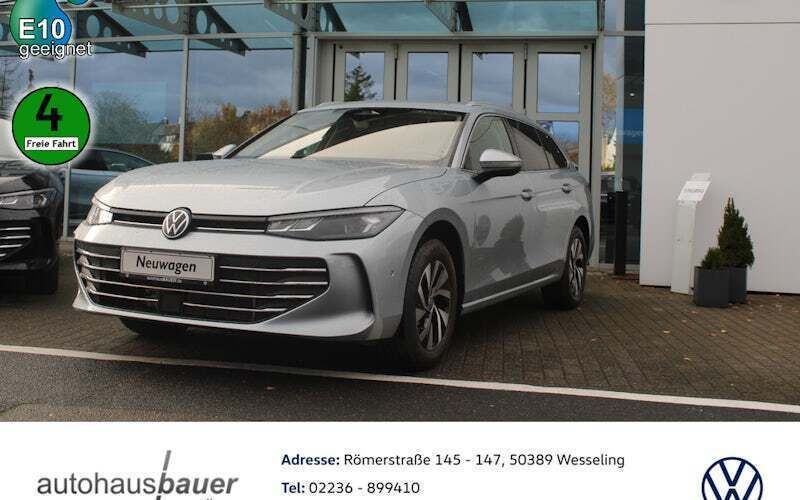 Oyster silver Neu 2024 VW Passat Business Kombi | 53.965 € - Bild 1/4