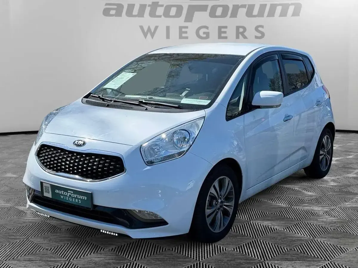 Gebraucht Kia Venga DREAM-TEAM Edition 90 PS (66 kW) 2017 Weiß Kleinwagen