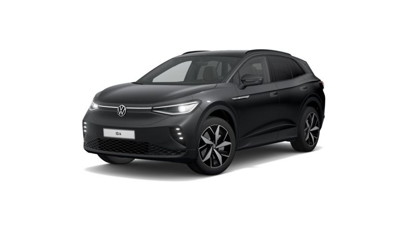 Mangangrau metallic/schwarz Gebraucht 2022 VW ID.4 GTX SUV | 30.980 € (Superpreis) - Bild 1/4