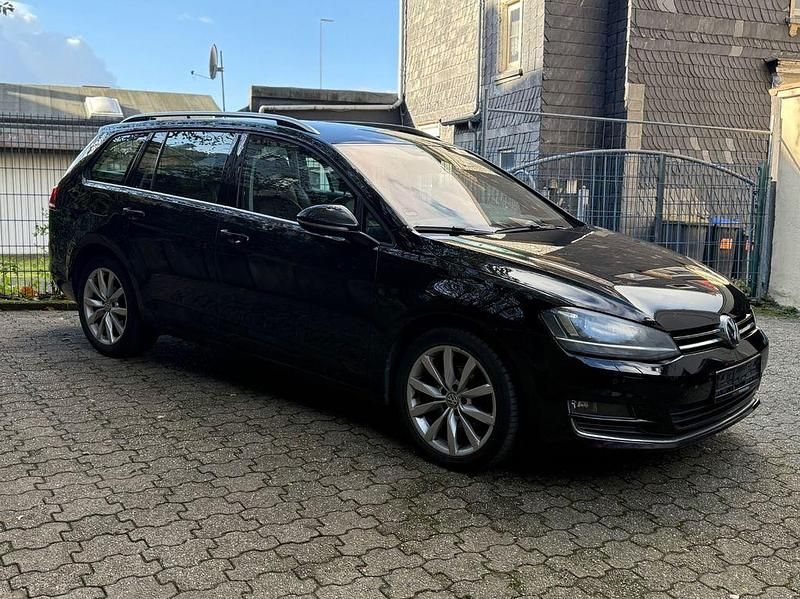 Schwarz Gebraucht 2014 VW Golf VII Highline Kombi | 7.900 € (Teuer) - Bild 1/4