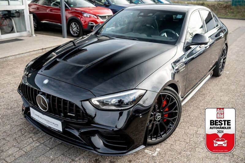 Schwarz Gebraucht 2024 Mercedes C63S AMG AMG Limousine | 91.999 € (Etwas zu teuer) - Bild 1/4