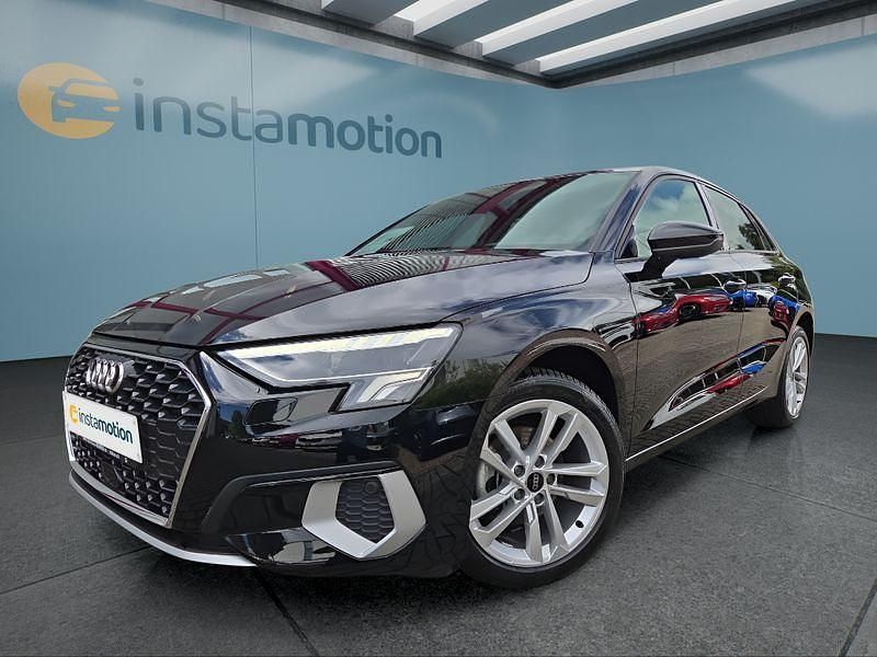 Schwarz Gebraucht 2024 Audi A3 Sportback Kleinwagen | 31.549 € (Guter Preis) - Bild 1/4
