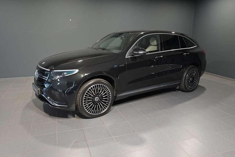 Schwarz metalliclack obsidians Gebraucht 2022 Mercedes EQC400 AMG line SUV | 36.900 € (Fairer Preis) - Bild 1/3