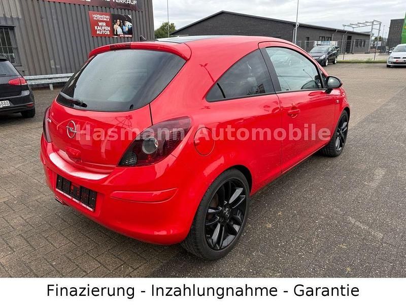 Gebraucht Opel Corsa Color Edition 87 PS (63 kW) 2010 Rot Kleinwagen