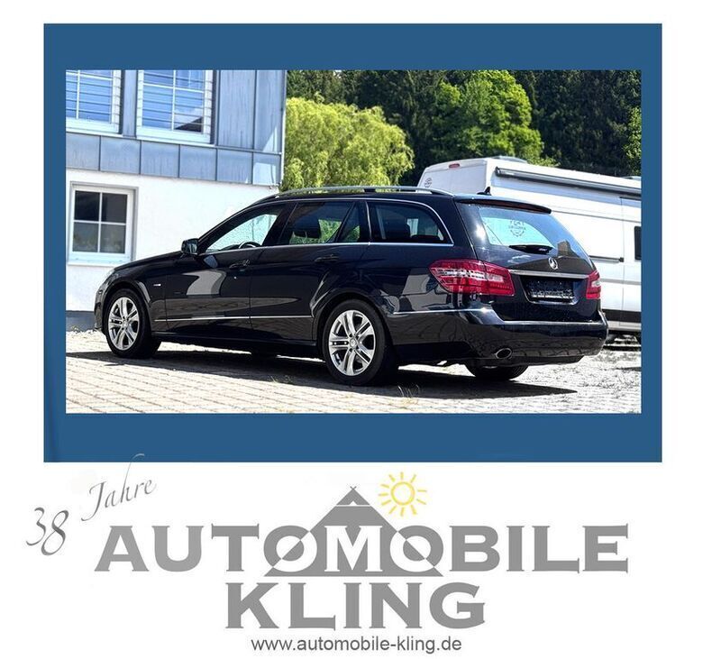 Schwarz Gebraucht 2010 Mercedes E200 Avantgarde Kombi | 6.390 € (Guter Preis) - Bild 1/4