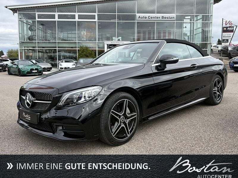 Schwarz Gebraucht 2022 Mercedes C300 AMG Cabrio | 39.900 € (Superpreis) - Bild 1/4