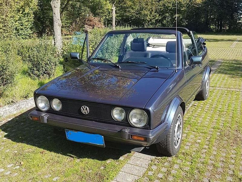 Blau Gebraucht 1987 VW Golf Cabriolet Cabrio | 15.999 € - Bild 1/4