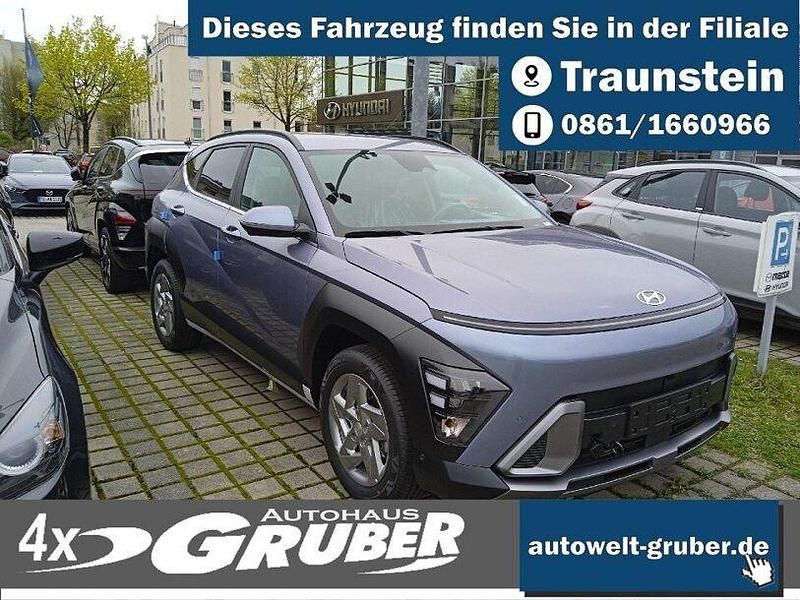 Meta blue Gebraucht 2024 Hyundai Kona Trend SUV | 23.499 € (Fairer Preis) - Bild 1/4