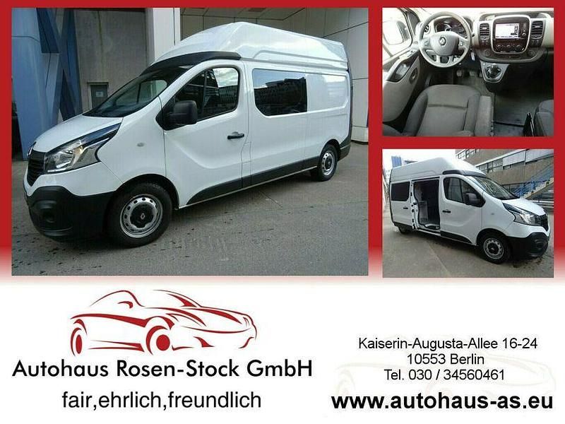 Gebraucht Renault Trafic Komfort 125 PS (91 kW) 2018 Weiß (gletscherweiss) Van / Kleinbus