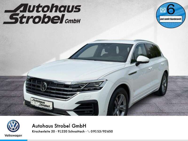 Weiß Gebraucht 2020 VW Touareg R-line SUV | 50.990 € (Fairer Preis) - Bild 1/3