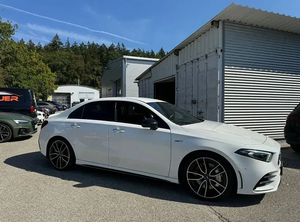 Gebraucht Mercedes A35 AMG Advanced Plus 306 PS (225 kW) 2021 Weiß Limousine