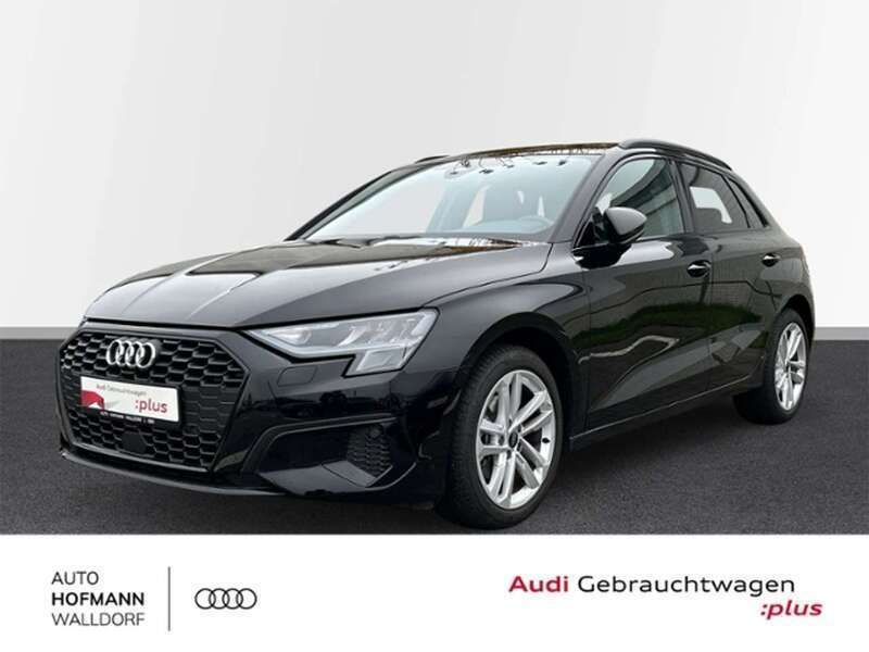 Mythosschwarz metallic Gebraucht 2024 Audi A3 Sportback Advanced Plus Limousine | 29.850 € (Guter Preis) - Bild 1/4