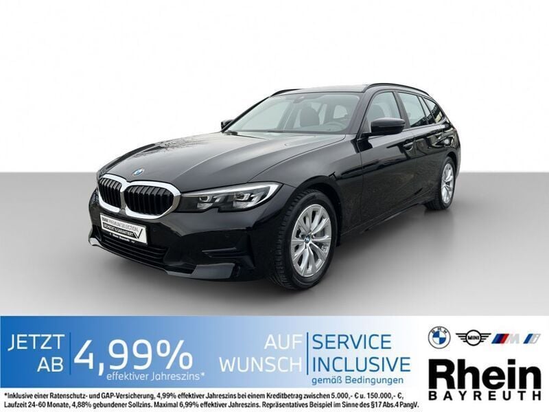 Schwarz Gebraucht 2022 BMW 330 Advantage Kombi | 30.360 € (Superpreis) - Bild 1/4