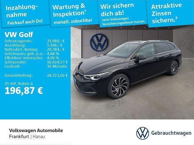 Gebraucht VW Golf VIII Style 150 PS (110 kW) 2023 Schwarz Kombi