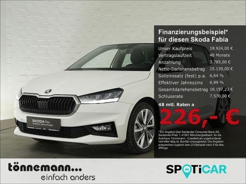 Gebraucht Skoda Fabia Style 110 PS (80 kW) 2022 Weiss Kleinwagen