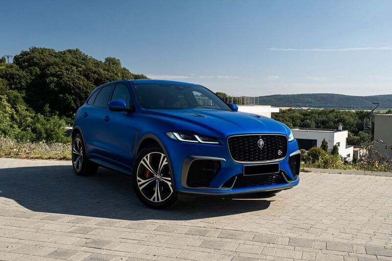 Blau Gebraucht 2021 Jaguar F-Pace SVR SUV | 70.900 € - Bild 1/4