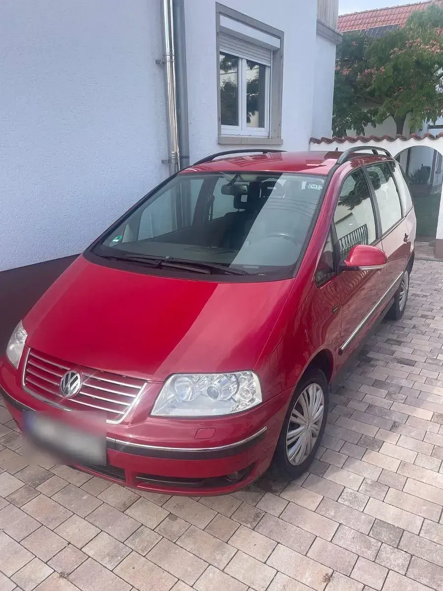 Gebraucht VW Sharan Comfortline 140 PS (102 kW) 2006 Rot Van / Kleinbus