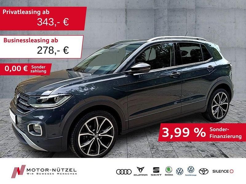Grau Gebraucht 2021 VW T-Cross Style SUV | 23.960 € (Fairer Preis) - Bild 1/4