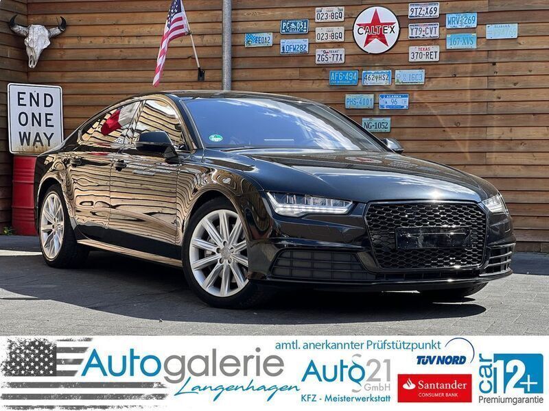 Mythosschwarz metallic Gebraucht 2017 Audi A7 Sport Kleinwagen | 25.900 € (Guter Preis) - Bild 1/4