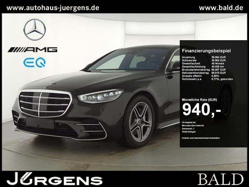 Schwarz metalliclack obsidians Gebraucht 2023 Mercedes S580 AMG Limousine | 99.880 € - Bild 1/4