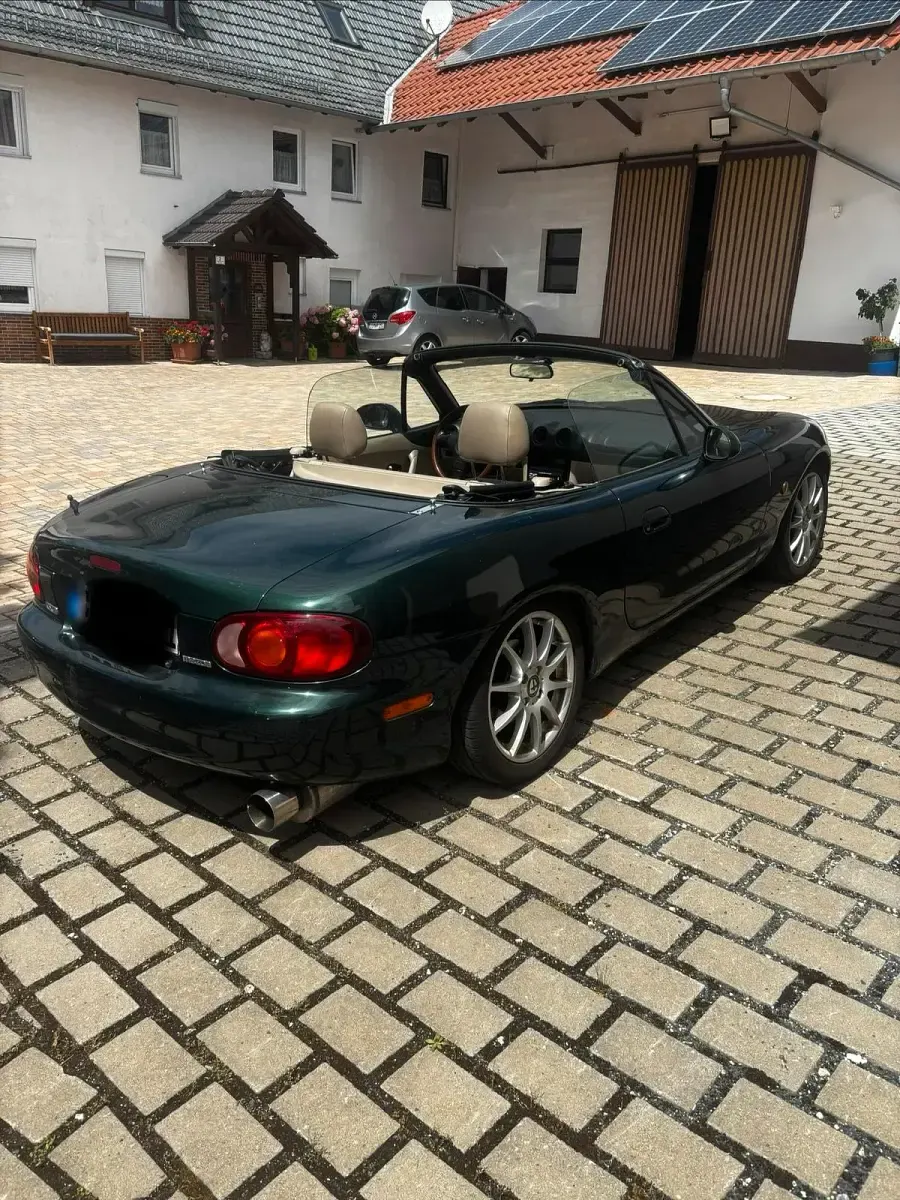 Gebraucht Mazda MX5 110 PS (80 kW) 1998 Grün Cabrio