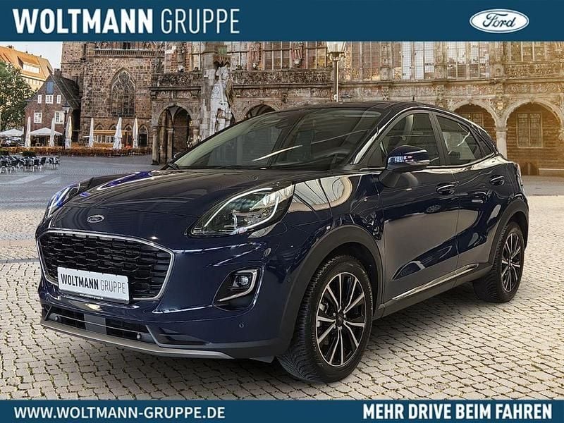 Blazerblau Gebraucht 2021 Ford Puma Gen-E Titanium SUV | 20.390 € (Guter Preis) - Bild 1/4