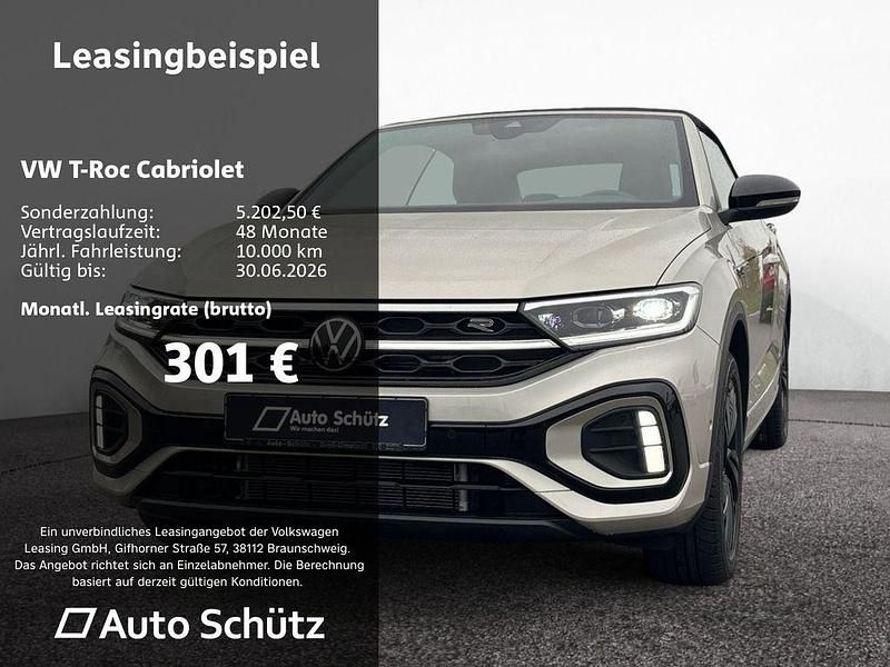 Neu VW T-Roc Cabriolet R-line 150 PS (110 kW) 2025 Silber Cabrio