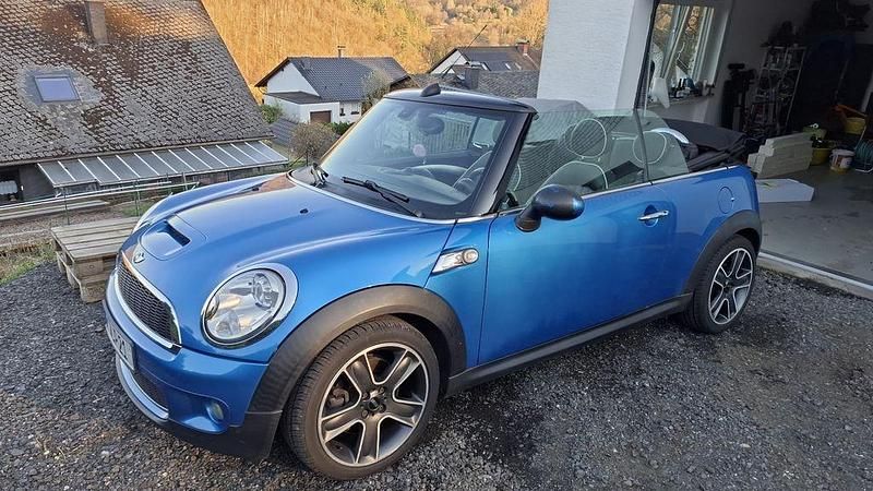 Blau Gebraucht 2009 Mini Cooper S Cabriolet Cabrio | 7.500 € (Superpreis) - Bild 1/4