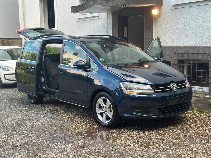 Blau Gebraucht 2012 VW Sharan Van / Kleinbus | 8.500 € (Superpreis) - Bild 1/4