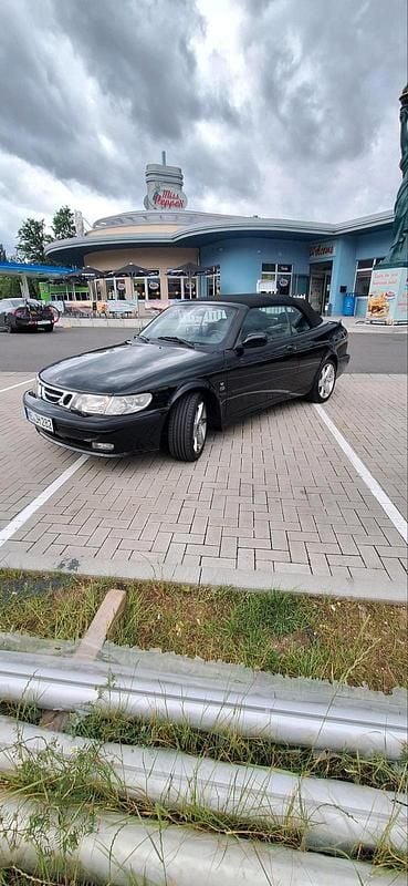 Schwarz Gebraucht 2001 Saab 9-3 Cabriolet Cabrio | 9.999 € (Teuer) - Bild 1/4