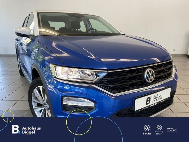 Blau Gebraucht 2020 VW T-Roc Style SUV | 23.745 € (Fairer Preis) - Bild 1/4